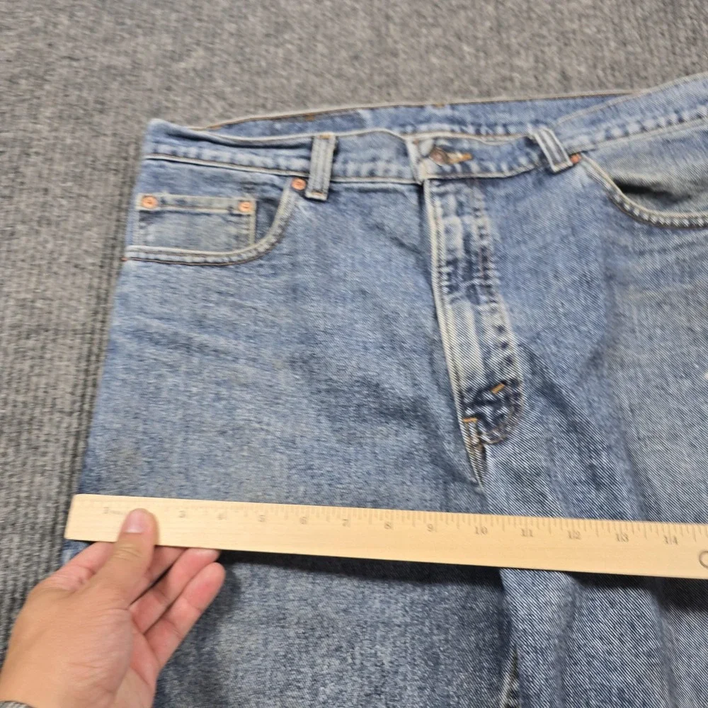 Vintage 90s Levis 550 Jeans Mens‎ 36x32 Blue Relaxed Tapered Stonewash USA 34x31